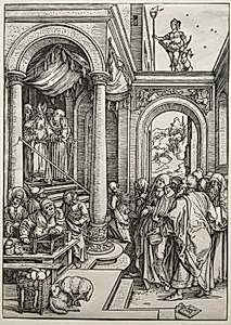 The Presentation of the Virgin in the Temple by Albrecht Dürer (German, 1471–1528)