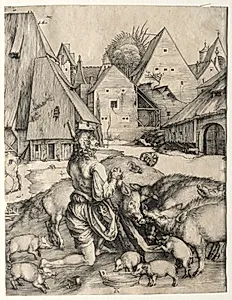 The Prodigal Son by Albrecht Dürer (German, 1471–1528)