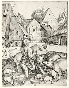 The Prodigal Son by Albrecht Dürer (German, 1471–1528)