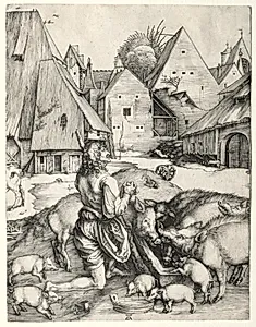 The Prodigal Son by Albrecht Dürer (German, 1471–1528)