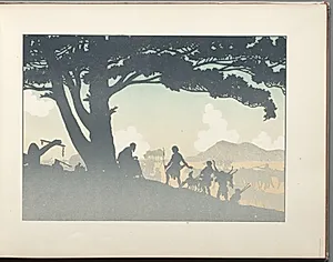 The Prodigal Son: page 9 by Henri Rivière (French, 1864–1951)