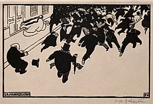 The Protest by Félix Vallotton (Swiss French, 1865–1925)
