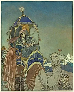 The Queen of Sheba by Edmund Dulac (British, 1882–1953)