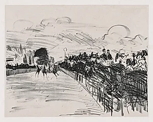 The Races by Edouard Manet (French, 1832–1883)