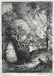 The Ravine in June by Auguste Louis Lepère (French, 1849–1918)
