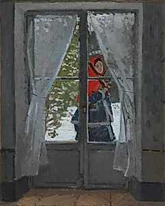 The Red Kerchief by Claude Monet (French, 1840–1926)