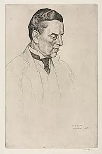 The Right Honorable Joseph Austen Chamberlain by William Strang (British, 1859–1921)