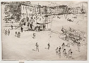 The Riva, No. 2 by James McNeill Whistler (American, 1834–1903)