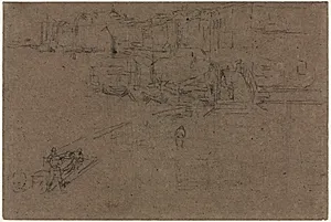 The Riva, Venice by James McNeill Whistler (American, 1834–1903)