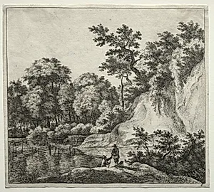The Rock Bathed by the River