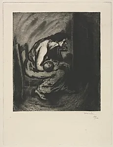 The Sick Child by Théophile Alexandre Steinlen (Swiss, 1859–1923)