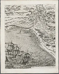 The Siege of La Rochelle: Plate 12 by Jacques Callot (French, 1592–1635)