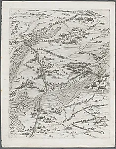The Siege of La Rochelle: Plate 7 by Jacques Callot (French, 1592–1635)