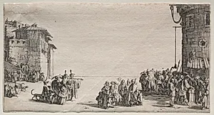 The Slave Market by Jacques Callot (French, 1592–1635)