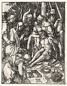 The Small Passion:  Lamentation by Albrecht Dürer (German, 1471–1528)