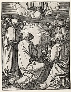 The Small Passion:  The Ascension by Albrecht Dürer (German, 1471–1528)