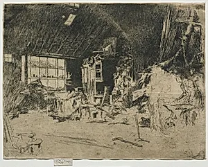 The Smithy by James McNeill Whistler (American, 1834–1903)