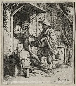The Spectacle Seller by Adriaen van Ostade (Dutch, 1610–1684)