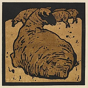 The Square Book of Animals: The Simple Sheep by William Nicholson (British, 1872–1949)