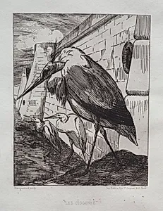 The Storks by Félix Bracquemond (French, 1833–1914)