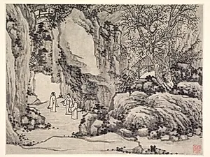 The Sword Spring, Tiger Hill, from Twelve Views of Tiger Hill, Suzhou