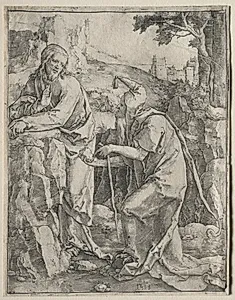 The Temptation of Christ by Lucas van Leyden (Dutch, 1494–1533)