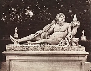 The Tiber, Tuileries Garden, Paris by Charles Nègre (French, 1820–1880)