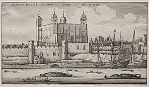 The Tower, London by Wenceslaus Hollar (Bohemian, 1607–1677)