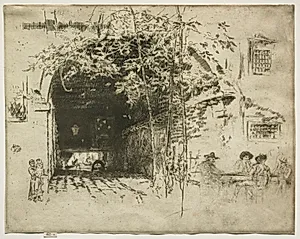 The Traghetto by James McNeill Whistler (American, 1834–1903)