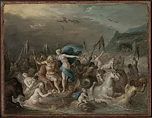The Triumph of Neptune and Amphitrite by Frans Francken (Flemish, 1581–1642)