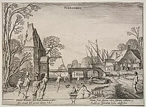 The Twelve Months: February by Jan van de Velde II (Dutch, 1593–1641)