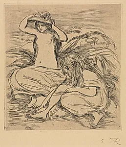 The Two Bathers by Pierre-Auguste Renoir (French, 1841–1919)
