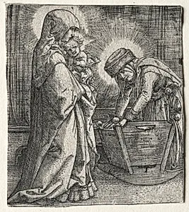 The Virgin with the Child and St. Anne at the Cradle