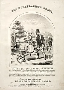 The Wheelbarrow Polka - Sheet Music Cover by Winslow Homer (American, 1836–1910)