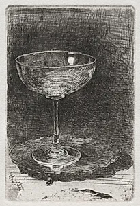 The Wine Glass by James McNeill Whistler (American, 1834–1903)