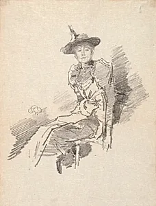 The Winged Hat by James McNeill Whistler (American, 1834–1903)