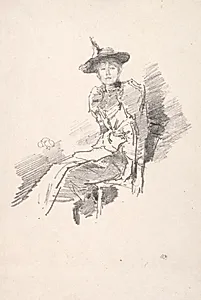 The Winged Hat by James McNeill Whistler (American, 1834–1903)