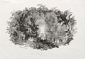 The Winter Garden by Charles François Daubigny (French, 1817–1878)