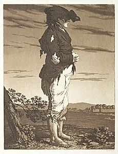 The Young Beggars by Karl Ludwig Bernhard Buchhorn (German, 1770–1856)