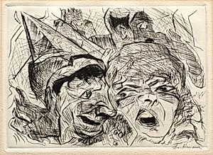 Theater by Max Beckmann (German, 1884–1950)