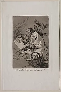 There is Plenty to Suck, Plate 45 by Francisco de Goya (Spanish, 1746–1828)