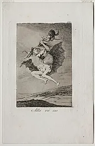 There It Goes, Plate 66 by Francisco de Goya (Spanish, 1746–1828)