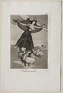 They Have Flown, Plate 61 by Francisco de Goya (Spanish, 1746–1828)