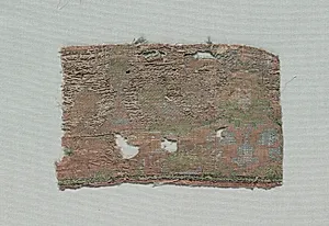 Three Fragments of Italian Gothic Silk by Unknown Artist