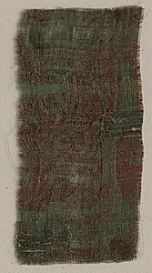 Three Fragments of Italian Gothic Silk by Unknown Artist