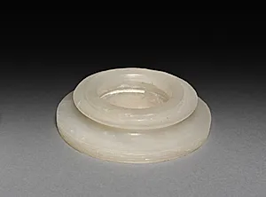 Three-Sectional Altar Group: Small Bowl with Carved Dragon (upper section of base) by Unknown Artist