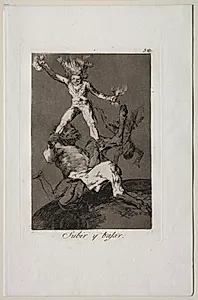 To Rise and to Fall, Plate 56 by Francisco de Goya (Spanish, 1746–1828)