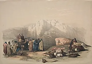 Tomb of Aaron, Summit of Mount Horeb by David Roberts (Scottish, 1796–1864)