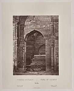 Tomb of Altamsh, Delhi by Louis-Théophile Marie Rousselet (French, 1845–1929)