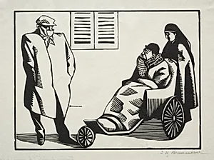 Toujours pacifiste?  la guerre t'a pourtant reussi! by Hermann Paul (French, 1864–1940)